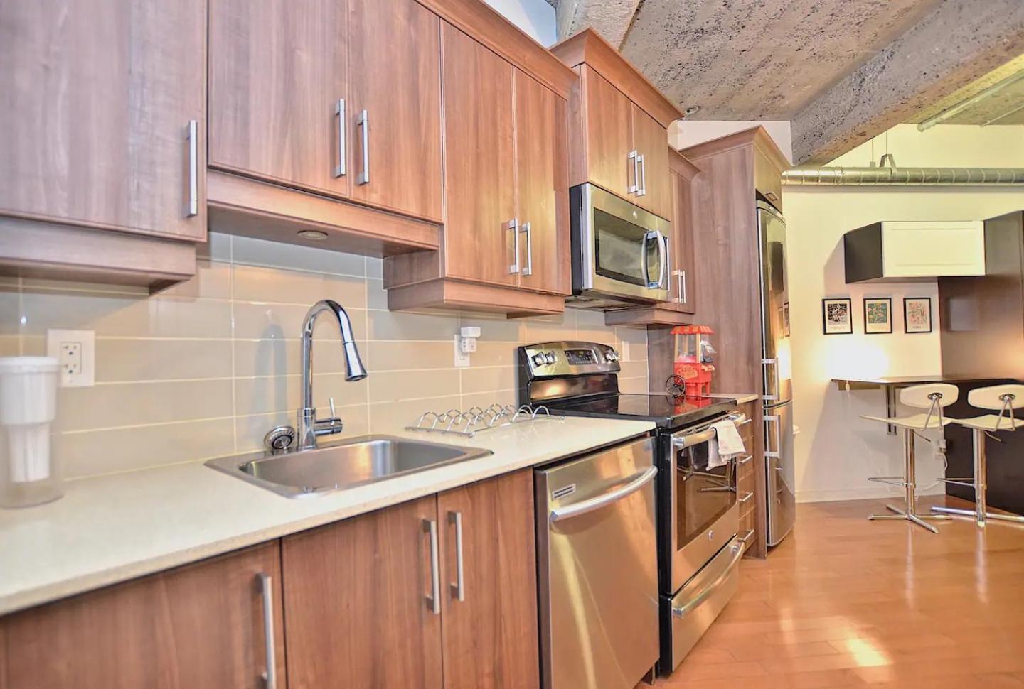 Stylish Urban Loft Downtown Appartement Montréal Buitenkant foto